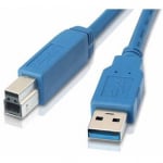 8WARE Usb 3.0 Cable Type A To B M/m Blue - UC-3001AB