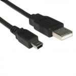 8WARE  Usb 2.0 A Male -mini B Cable 1m Black (10 UC2-MINI2OEM