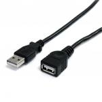 STARTECH 10 Ft Black Usb 2.0 Extension Cable A USBEXTAA10BK