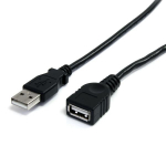 STARTECH 3 Ft Black Usb 2.0 Extension Cable A To USBEXTAA3BK