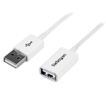 STARTECH 1m White Usb 2.0 Extension Cable Cord - USBEXTPAA1MW