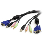 STARTECH 1.5m 4-in-1 Usb Vga Kvm Switch Cable USBVGA4N1A6