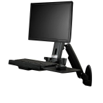 Startech Wall Mounted Sit Stand Desk - Single Monitor - Adjustable St ( Wallsts1 )