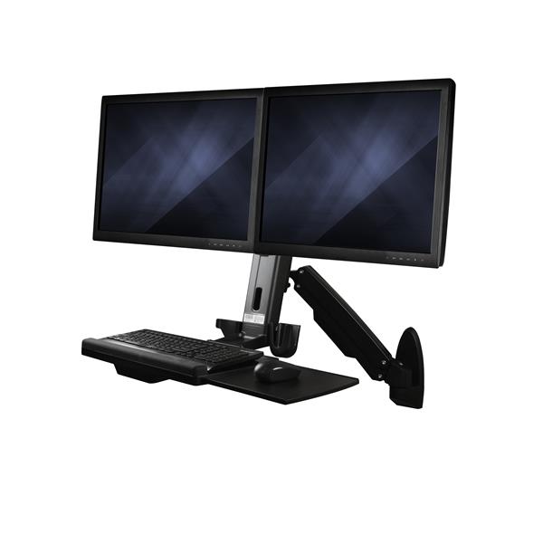 Startech Sit Stand Dual Monitor Arm For 
