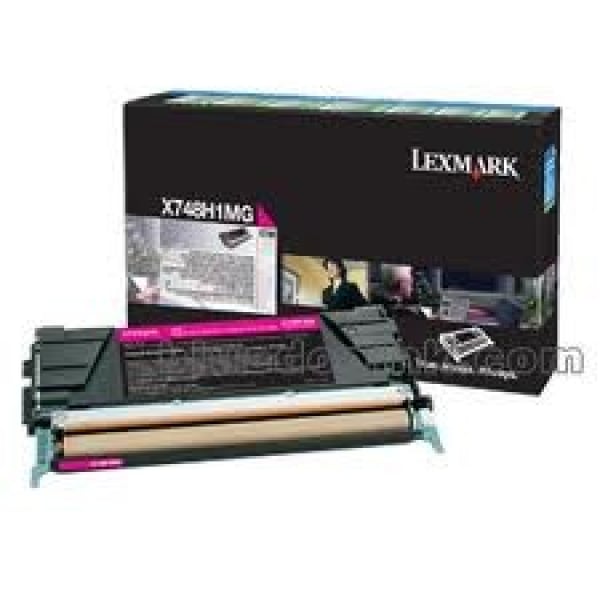 LEXMARK X748 Magenta High Yield 10k Toner X748H1MG