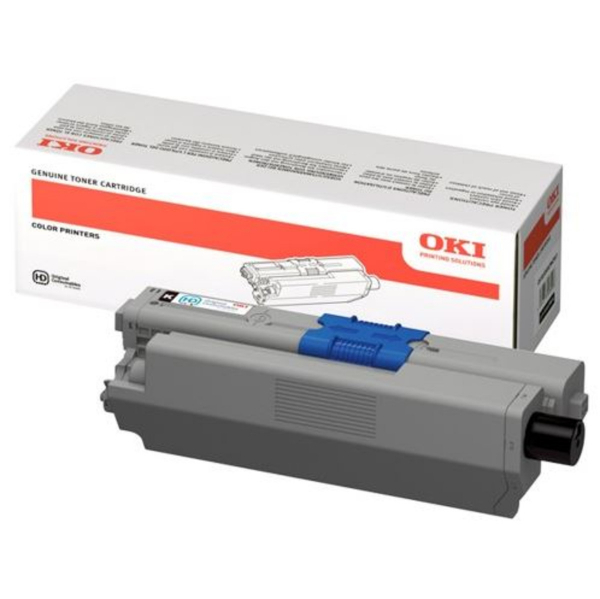 OKI C301 Black Laser Toner Cartridge 2200 Pages