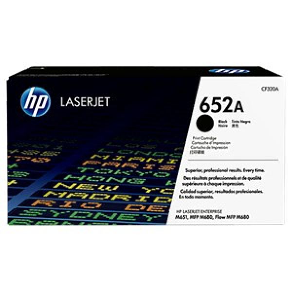 Hewlett Packard Hp 652a Black Laserjet Toner Cartridge (CF320A)