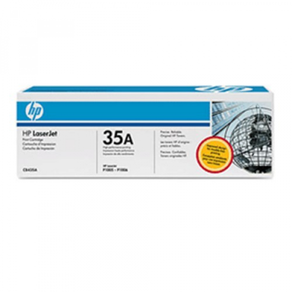 Hewlett Packard Hp 35a Black Toner 1500 Page Yield For Lj P1005 & P1006 (CB435A)