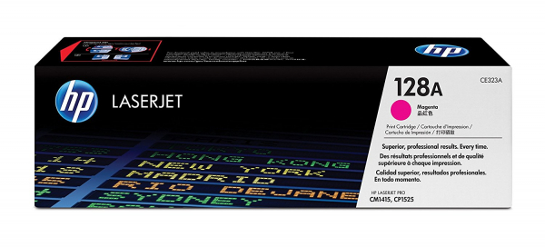 HP 128A Magenta Original LaserJet Toner Cartridge CE323A