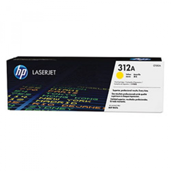 Hewlett Packard Hp 312a Yellow Laserjet Toner 2.7k Cartridge (CF382A)