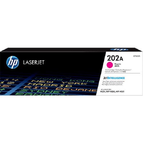 Hewlett Packard Hp 202a Magenta Laserjet Toner 1.3k For M254dw M254nw M280nw M281fdn M281fdw (CF503A)
