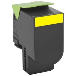 Lexmark 708y Yellow Return Toner Cartridge 1k Cs310/cs410/cs510 (70C80Y0)
