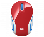 Logitech M187 Wireless Mini Mouse - Red (910-005373)