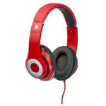 Verbatim Over-ear Calssic Audio Headphones - Red (65067)