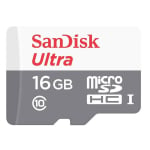 Sandisk 16GB Micro SDHC Ultra Class 10 Up To 80mb/S Without Adapter Digital Media (SDSQUNS-016G-GN3MN)