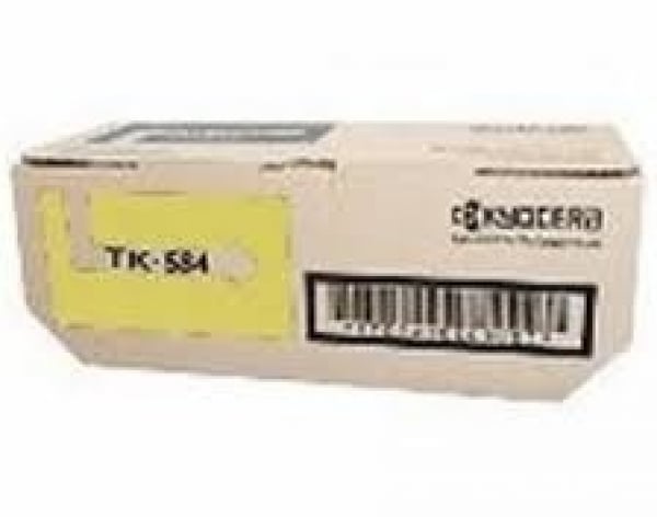 Kyocera TK-584Y Yellow Toner cartridge 2.8K Pages For FSC5150DN P6021CDN