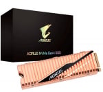 Gigabyte Aorus M.2 Pcie Nvme Gen4 SSD 500GB - 3d Nand Tlc 5000/2500 Mb/s 4 Hard Disk Storage (GP-ASM2NE6500GTTD)