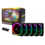 Antec 5 In 1 Pack With 5x 12cm Rgb Dual Ring Pwm Fans And 1x Fan Contro (Prizm 120 ARGB 5+C)