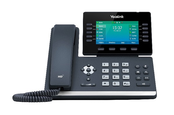 Yealink T54w 16 Line Ip Hd Phone 4.3' 480 X 272 Colour Screen Hd Voice Du (SIP-T54W)