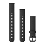 Garmin Quick Release Bands (18 Mm) Black With Slate Hardware (010-12932-01)