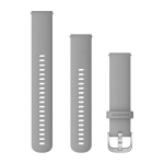 Garmin Quick Release Bands (20 Mm) Powder Gray With Silver Hardware (010-12924-00)