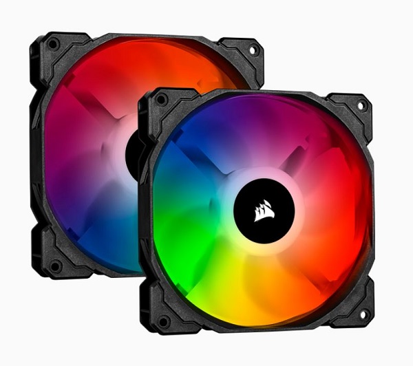 Corsair Sp 140mm Fan Rgb Pro Twin Pack With Lighting Node Core Icue Softw (CO-9050096-WW)