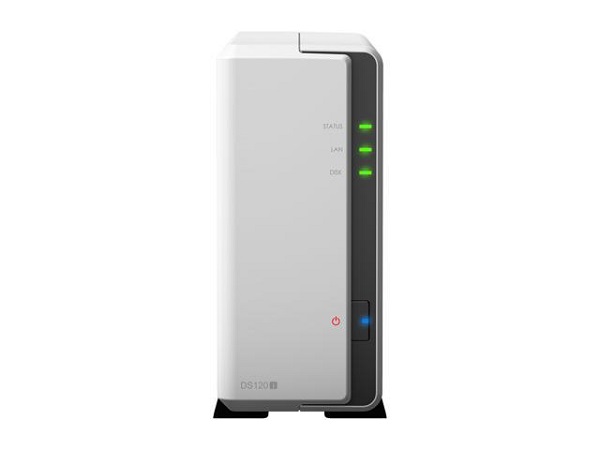 Synology Diskstation 1-bay 3.5in Diskless 1xgbe Nas tower DS120j