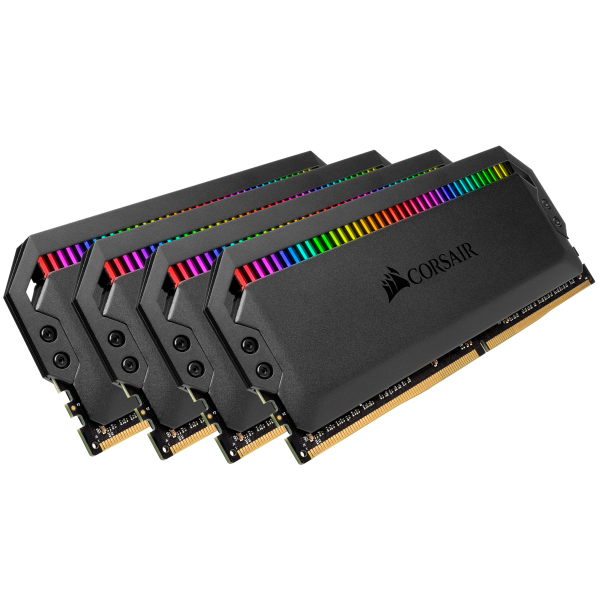 Corsair Dominator Platinum RGB 32GB 4x8GB DDR4 Desktop Ram 3200Mhz CL16 DIMM (CMT32GX4M4C3200C16)