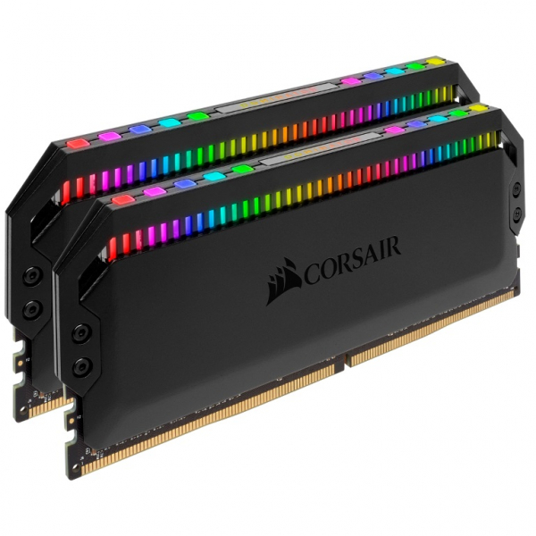 Corsair Dominator Platinum RGB 16GB 2x8GB DDR4 3200Mhz Cl16 Dimm UNBUFF DDR4 Desktop Ram (CMT16GX4M2C3200C16)
