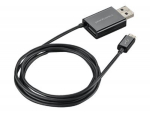 Poly Plantronics Edge Spare Micro Usb Cable Black 201885-01