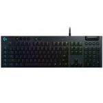 Logitech 815 Lightspeed Wired Rgb Mechanical Gaming Keyboard Linearblack - 920-009223