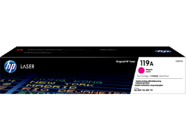 Hewlett Packard Hp 119a Magenta Original Laser Toner 700 Pages Color Laser 150nw  (W2093A)