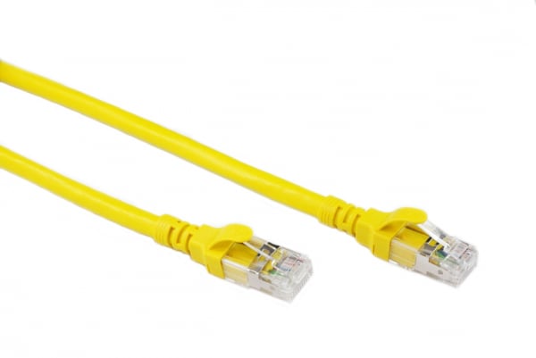 Generic 0.5m Yellow Cat6a Sstp/sftp Cable (CB-C6A-0.5YEL)