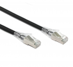 Generic 0.3m Black Cat6a Sftp Cable Lszh ( Component Test ) (CB-LZC6A-0.3BK)