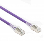 Generic 0.3m Purple Cat6a Sftp Cable Lszh ( Component Test ) (CB-LZC6A-0.3PUR)