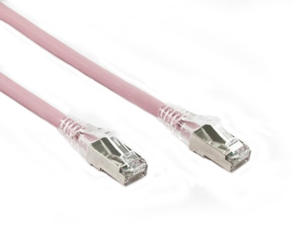 Generic 0.3m Salmon/pink Cat6a Sftp Cable Lszh ( Component Test ) (CB-LZC6A-0.3PNK)