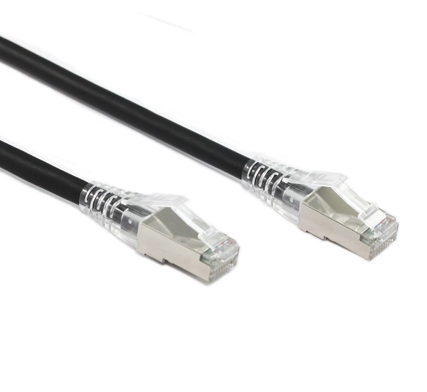 Generic 2m Black Cat6a Sftp Cable Lszh ( Component Test ) (CB-LZC6A-2BK)