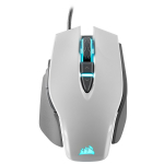Corsair M65 Rgb Elite Tunable Fps Gaming Mouse White With Black 18000 Dpi (CH-9309111-AP)