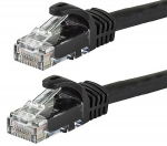 Astrotek Cat6 Cable 0.25m/25cm - Black Color Premium Rj45 Ethernet Network (AT-RJ45BLKU6-025M)