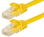 Astrotek Cat6 Cable 25cm/0.25m - Yellow Color Premium Rj45 Ethernet Networ (AT-RJ45YELU6-025M)