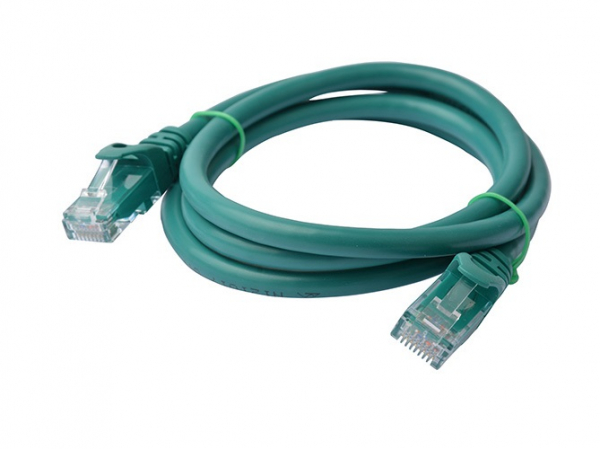 8ware 8ware Cat6a Utp Ethernet Cable 1m Snaglessgreen (PL6A-1GRN)