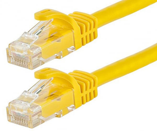 Astrotek Cat6 Cable 5m - Yellow Color Premium Rj45 Ethernet Network Lan Ut (AT-RJ45YELU6-5M)