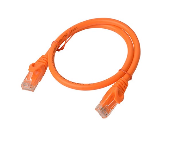 8ware 8ware Cat6a Utp Ethernet Cable 25cm Snaglessorange (PL6A-0.25ORG)