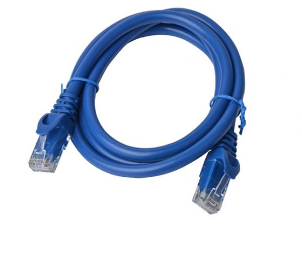 8ware 8ware Cat6a Utp Ethernet Cable 1m Snaglessblue (PL6A-1BLU)