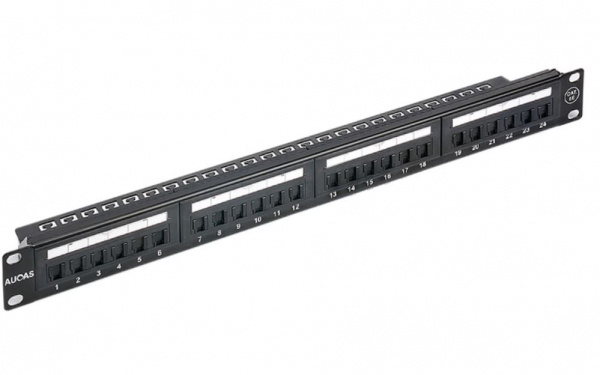 Astrotek 24 Ports Utp Patch Panel Cat6 Rj45 For 19