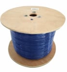 8ware 8ware Cat6a Underground/external Shield Cable Roll 350m Blue Bare (CAT6A-EXT350BLUSH)
