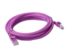 8ware 8ware Cat6a Utp Ethernet Cable 3m Snaglesspurple (PL6A-3PUR)