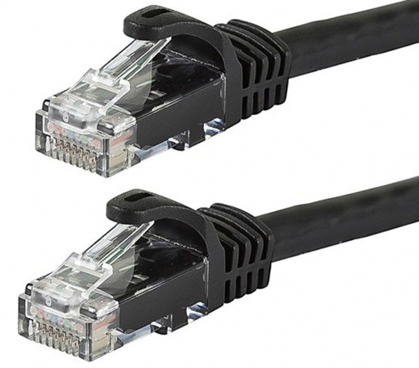 Astrotek Cat6 Cable 2m - Black Color Premium Rj45 Ethernet Network Lan Utp (AT-RJ45BLKU6-2M)