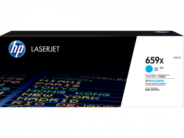 Hewlett Packard Hp 659x Cyan Laserjet Toner Cartridge For M776 M856 - 29k (W2011X)