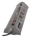 Eversure 10 Way Power Board With Usb & Coax/network Protection (PBHT10)